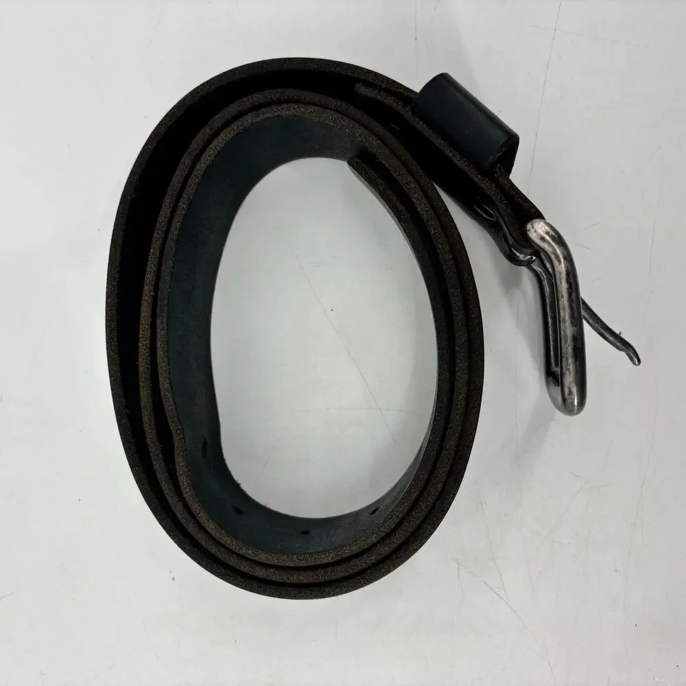 Eddie Bauer Mens Belt Size 40 USA Black Genuine Leather Streetwear